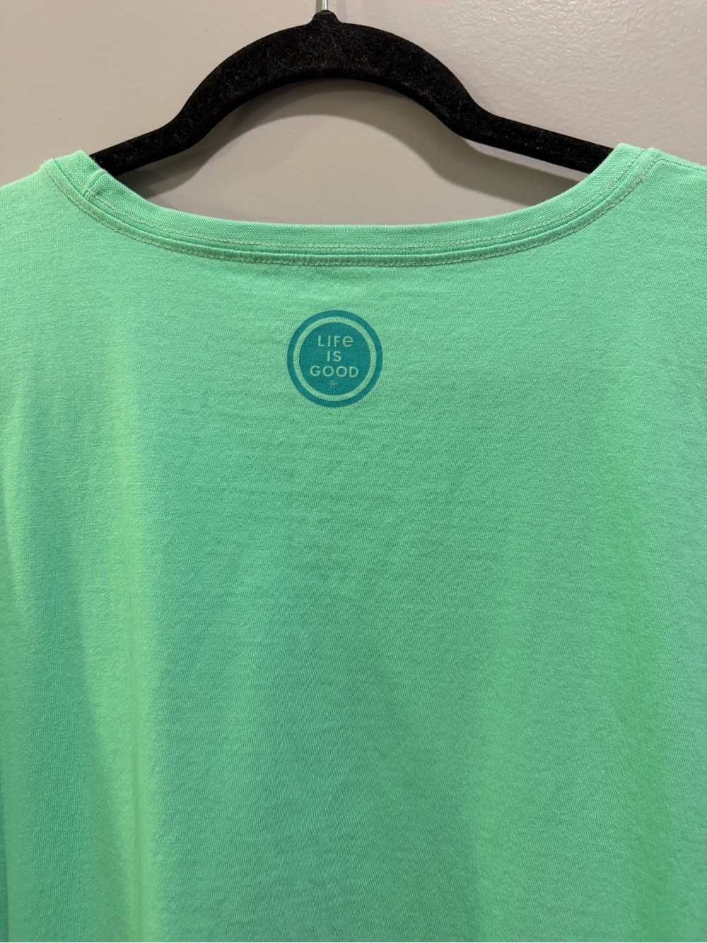 Life Is Good Peace Love Dogs Crusher Graphic Tee Green Size XXL - Picture 4 of 6